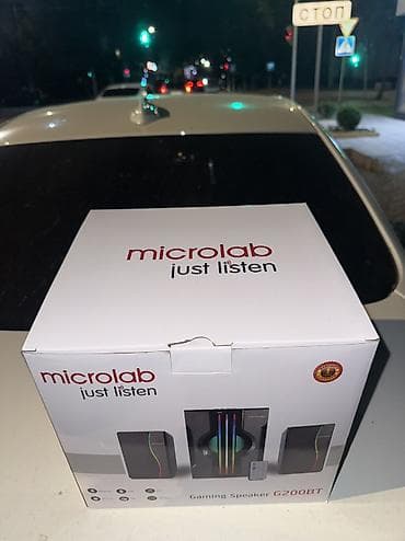 fifine ampligame: Колонка новая. Игровая акустическая система Microlab G200BT - Формат — 3