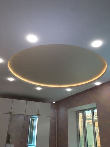 Дизайн, долборлоо: Керме шыптар Жылтырак, Жылтырабаган, 3D потолоктор Кепилдиги, Акысыз консультация, Акысыз ченөө — 19