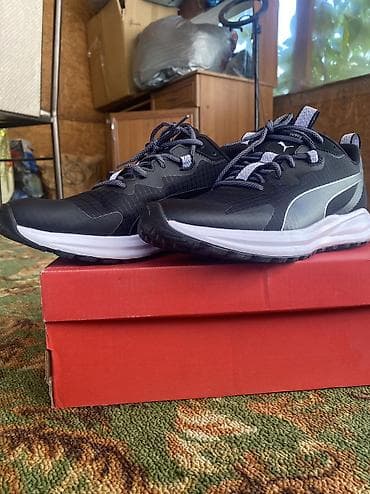 Мужские кроссовки, 42, Puma, Новый, цвет - Черный, Самовывоз