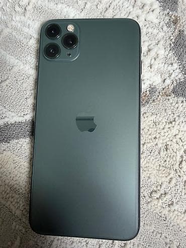 биполь эпп: IPhone 11 Pro, Б/у, 256 ГБ, Matte Midnight Green, Коробка, 73 % — 1
