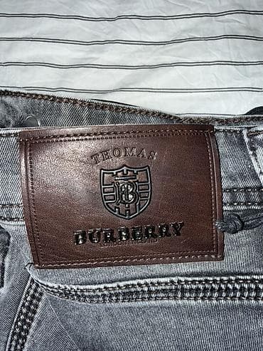 томми мол: Джинсы Burberry, мужские. Новые! Оригинал!! - Цвет: серый, варка с — 3