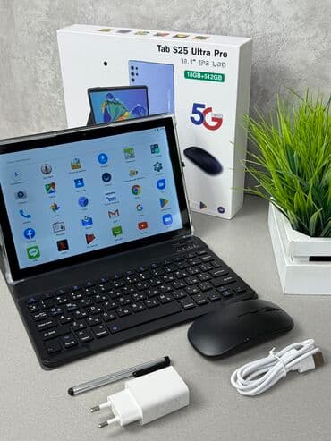 tab lite: Планшет, эс тутум 512 ГБ, 4G (LTE), Жаңы, Классикалык түсү - Кара — 1