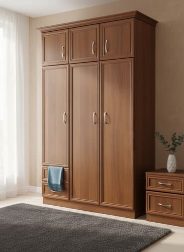 Шкаф для одежды, Прямой, ЛДСП