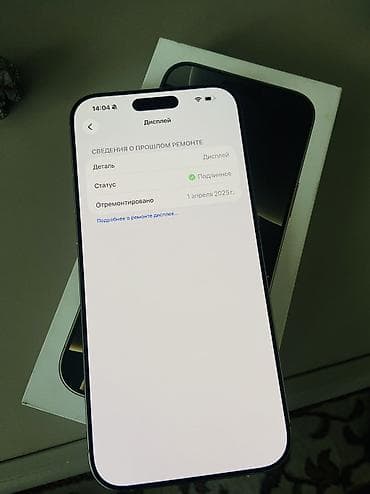 ipod touch: IPhone 16 Pro Max, Б/у, 256 ГБ, Natural Titanium, Чехол, Коробка, 100 % — 4