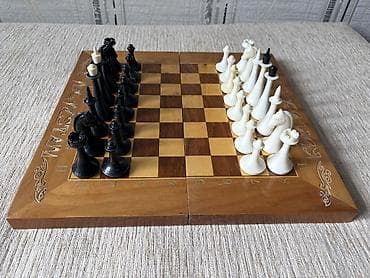Шахматы СССР, полный комплект! Состояние отличное. Доска дерево, 32 х