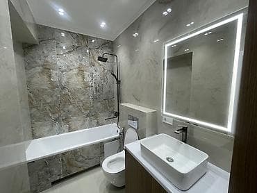 Квартиры: 2 комнаты, 77 м², Элитка, 7 этаж, Дизайнерский ремонт — 10
