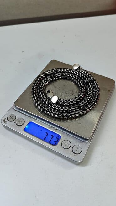 на распив: Цепочка с крестом из серебра 925 Плетение цепочки плотное, объёмное — 2