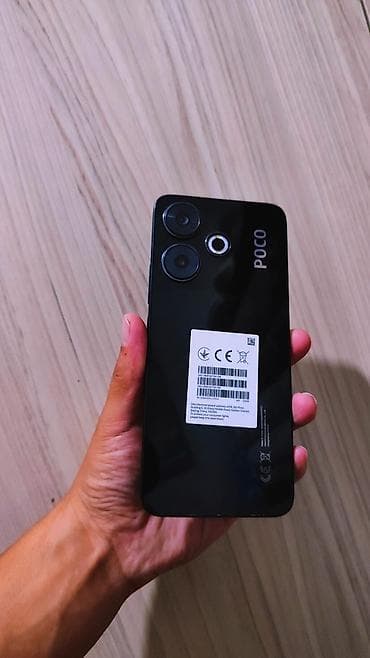 чехлы для поко: Poco M6, Б/у, 256 ГБ, цвет - Черный, 1 SIM, 2 SIM — 1