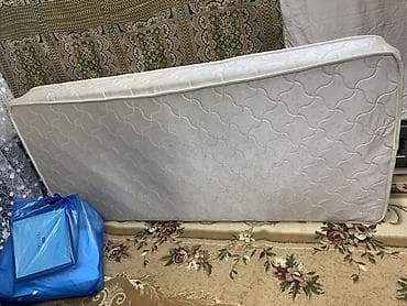 Спальный матрас, Односпальный, Боннельная система пружин, Жаккард, Матрасы средней жесткости