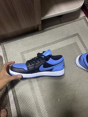 low: Мужские кроссовки, 40, Air Jordan, Новый, цвет - Голубой, Платная доставка, Самовывоз — 6