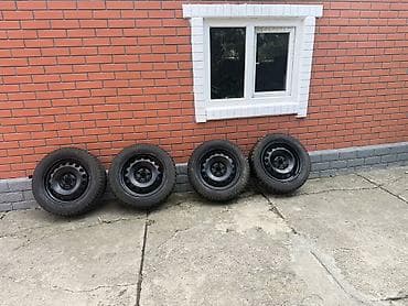 Колеса в сборе 205 / 60 / R 16, Зима, Б/у, Комплект, Легковые, Железные, отверстий - 5 — 1