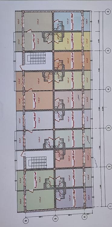 пансионаты иссык куль чолпон ата: 1 бөлмө, 21 м², Жеке план, 1 кабат, Даяр ПСО (өзү оңдоп түзөтүп бүтүү үчүн) — 9