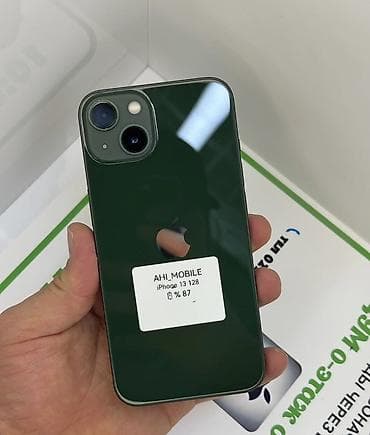 redmi note ош: IPhone 13, 128 ГБ, Зеленый, 87 % — 4