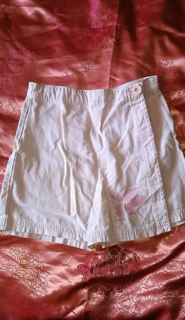 юбки для девочек: Джинсы и брюки, цвет - Розовый, Б/у — 1