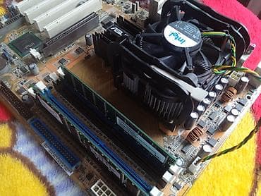 Настольные ПК и комплектующие: Материнская плата для ПК, Б/у, Asus, S478, ATX — 2
