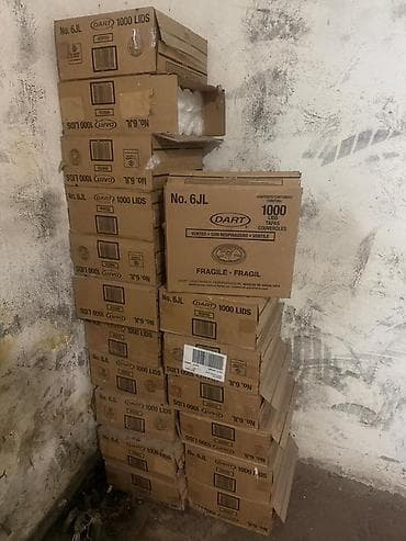 bubble tea: Крышки для стаканов DART No. 6JL - Тип: крышки с вентиляционным — 2