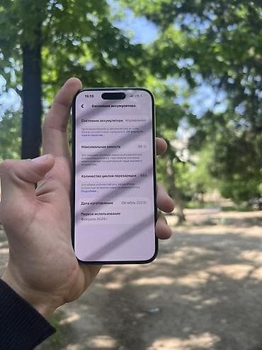 IPhone 15 Pro, Natural Titanium, 88 %