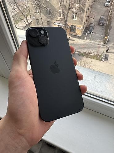 xr 64: IPhone 15, Б/у, 256 ГБ, Черный, 75 % — 3