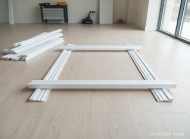 душ садовый: Продаю обналички окон,дверь, багеты — 1