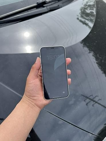 iphone бу телефон: IPhone 12, Б/у, 128 ГБ, Белый, Кабель, 74 % — 5