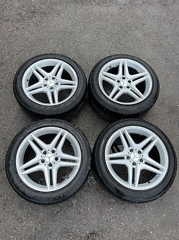 Литые Диски R 18 AMG, Комплект, отверстий - 5, Б/у