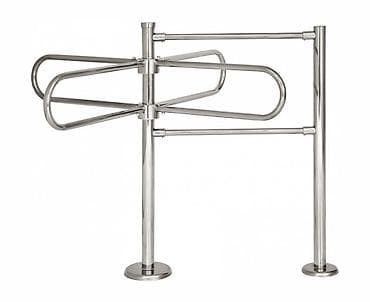 Турникет роторный односторонний (левый) хром. Вращение только в одну