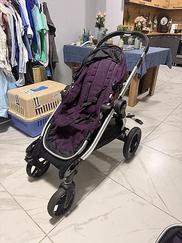 baby jogger: Коляска, цвет - Фиолетовый, Б/у, Самовывоз, Платная доставка — 2