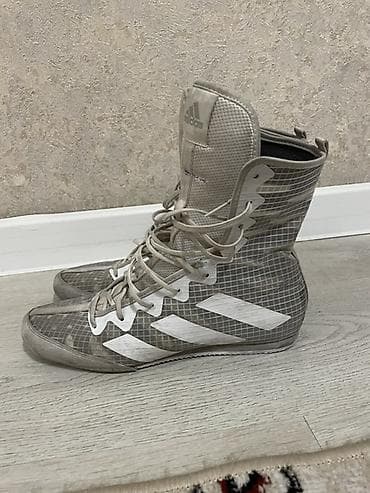 ботинки адидас: Мужские кроссовки, 42, Adidas, Б/у, цвет - Серый, Платная доставка — 1