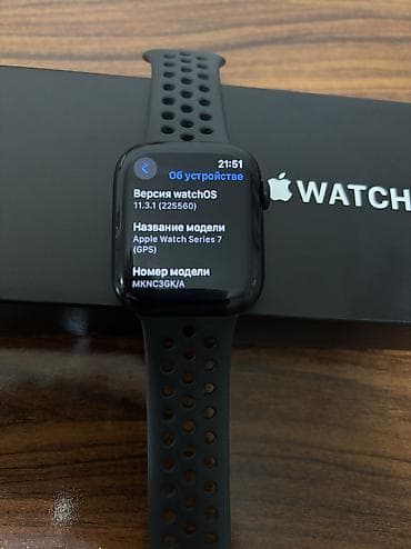 a 8: СРОЧНО Apple Watch Series 7 Nike 45MM. Состояние отличное как — 4