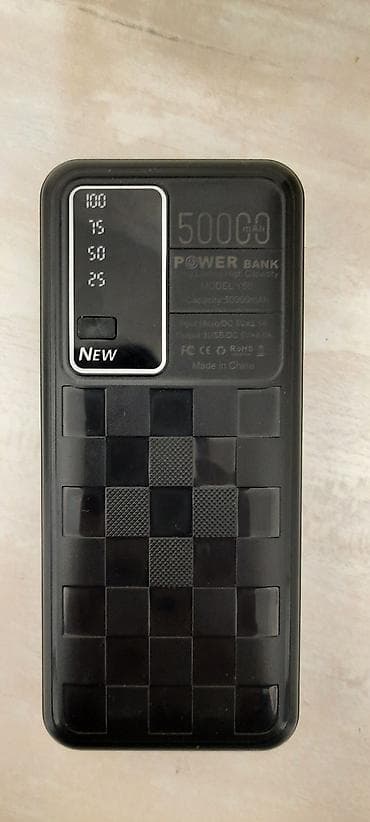 Повербанк Y50 50000 mAh - Емкость: 50000 mAh (указано на корпусе). -