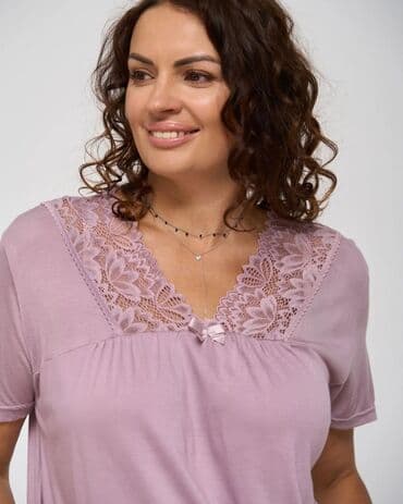 белая ночная сорочка: Ночная сорочка, Вискоза, Длинная модель, XL, 2XL, 3XL — 2