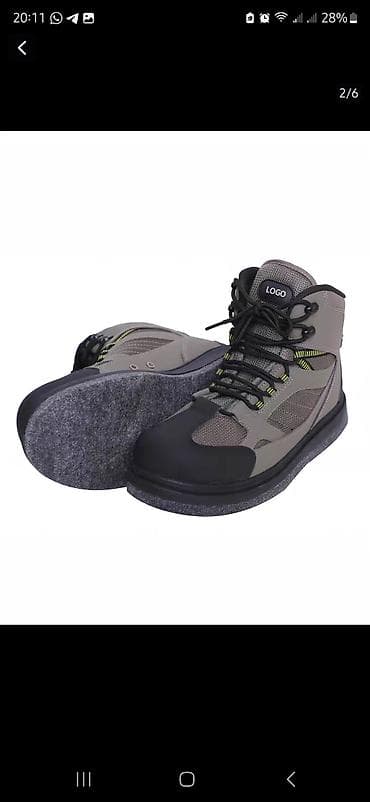 обувь кант: Вейдерные ботинки для рыбалки (нахлыст/забродная ловля). б.у одевались — 1