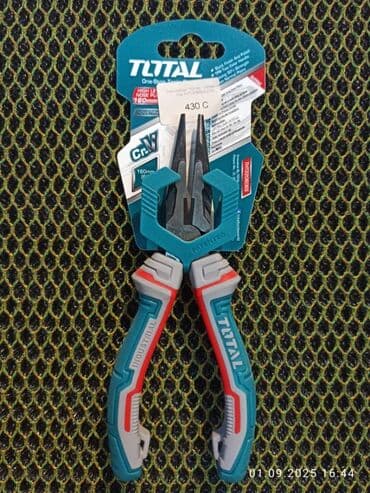 Строительный магазин "Хозмаг": Длинногубцы TOTAL High Leverage Long Nose Pliers 160 мм (6") - Серия
