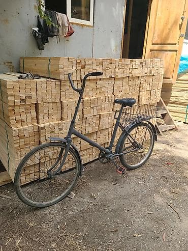 Городской велосипед с багажной корзиной - Классическая стальная рама — 1