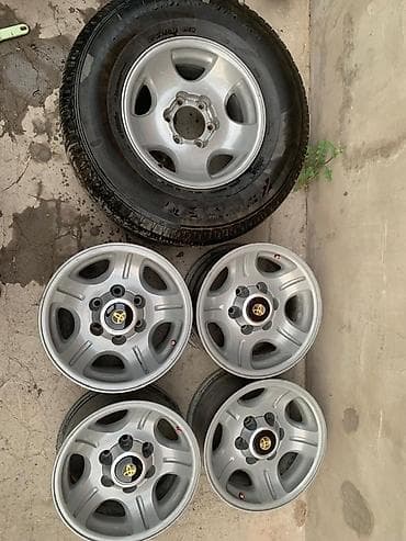 Куйма Дисктер R 16 Toyota, Комплект, тешиктери - 6, Колдонулган — 3