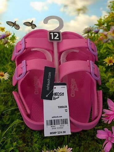 1). 🇺🇸 Розовые сандалии OshKosh Размер: US Toddler 12 = EUR 29-30 = 18