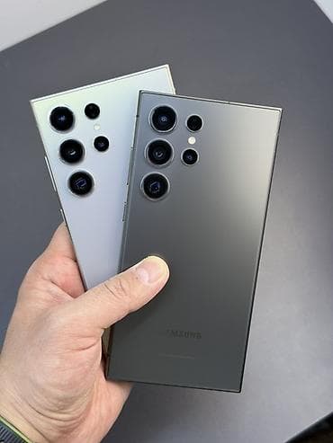 Уюлдук телефондор үчүн аксессуарлар: Samsung Galaxy S24 Ultra, 512 ГБ, түсү - Боз, eSIM — 1