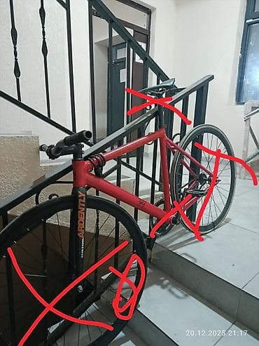 format velosiped: Городской велосипед, Tsunami, Рама S (145 - 165 см), Б/у — 1