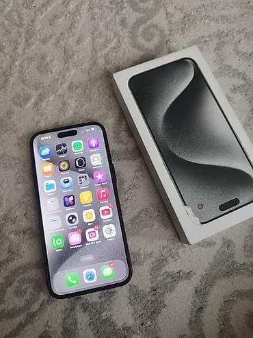 xs iphon: IPhone 15 Pro Max, Б/у, 256 ГБ, Графит, Коробка, 81 % — 1