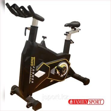 домашний велотренажёр: Family sport Велотренажер TRANSFORMER При занятиях на спин-байке — 2
