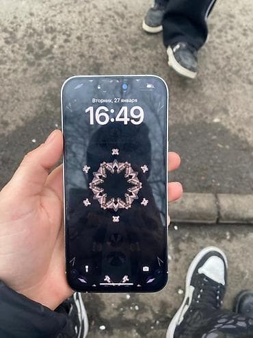 IPhone 14 Pro Max, Б/у, 256 ГБ, Белый, Защитное стекло, 100 % — 5