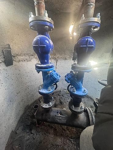 реле давления воды: Двойной узел трубопроводной арматуры для водоснабжения/канализации: - — 1