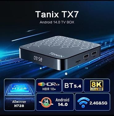 ТВ и видео: Tanix TX7 — Android 14.0 TV Box - Процессор: Allwinner H728 - — 1
