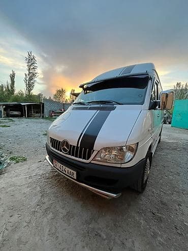авто лизинк бишкек: Mercedes-Benz Спринтер: 2003 г., 2.2 л, Кол менен иштөөчү, Дизель, Бус — 1
