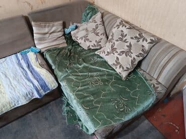 фирменный диван: Угловой диван, C подушками — 2