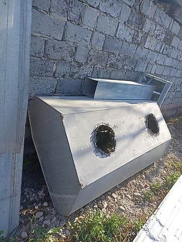 full construction: Вытяжной зонт с воздуховодом из оцинкованной стали для тандыра и печей — 1