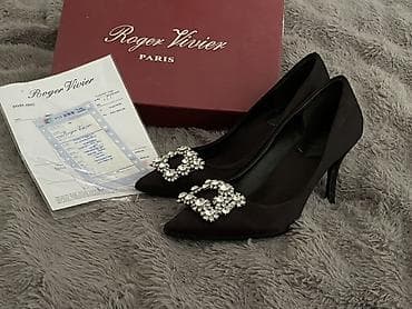 очки 5 в 1: Туфли, 36.5, 37, Б/у, цвет - Черный — 2