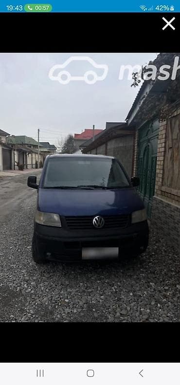 т4 t4: Volkswagen Transporter: 2004 г., 2.5 л, Ручные, Дизель, Фургон — 5