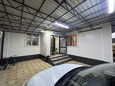 тынчтык ж м: Дом с благоустроенным двором и навесом для авто. - Одноэтажный дом с — 1