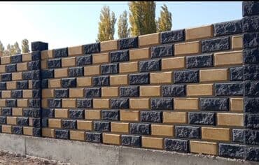 куплю газабетоные оборудование для производства газаблока: Пескоблок Рваный, Заборный, 150x400x200 — 14